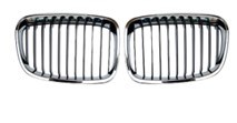 BMW F20 Ön Panjur Böbrek Krom Siyah Basis Set GKL