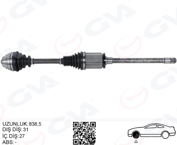 BMW F20 Ön Sağ Komple Aks GVA