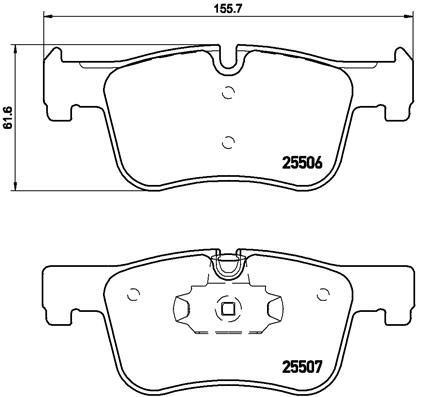 BMW F20 / F21 / F30 / F31 / F32 / F33 / F36 Ön Fren Balatası VALEO