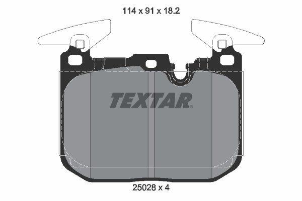 BMW F20 F21 F22 F23 F30 F31 F32 F33 F34 F36 Ön Fren Balatası TEXTAR
