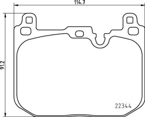 BMW F40 F44 F48 F39 Mini F54 F56 F57 F60 Ön Fren Balatası BREMBO