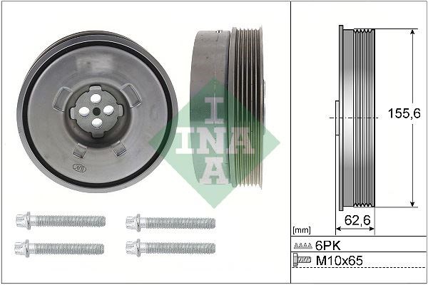BMW F45 F46 F48 Mini F55 F56 F60 Krank Kasnağı INA