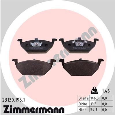 Skoda Fabia Ön Disk Balata ZIMMERMANN