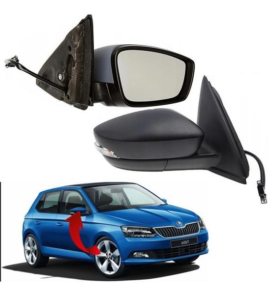 Skoda Fabia Komple Ayna Sağ 6 Kablolu PRO-A