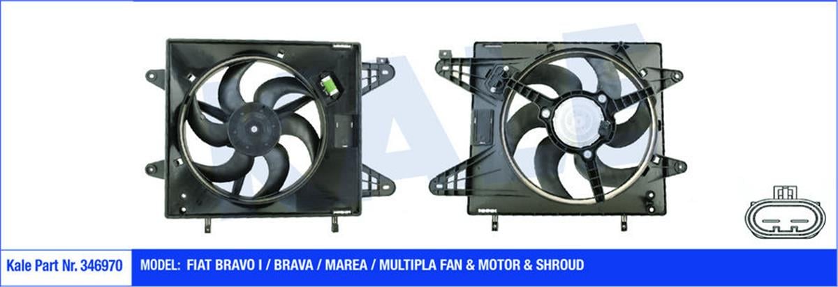 Fan Motoru Bravo-Brava-Marea 1.2-1.4-1.6 16V