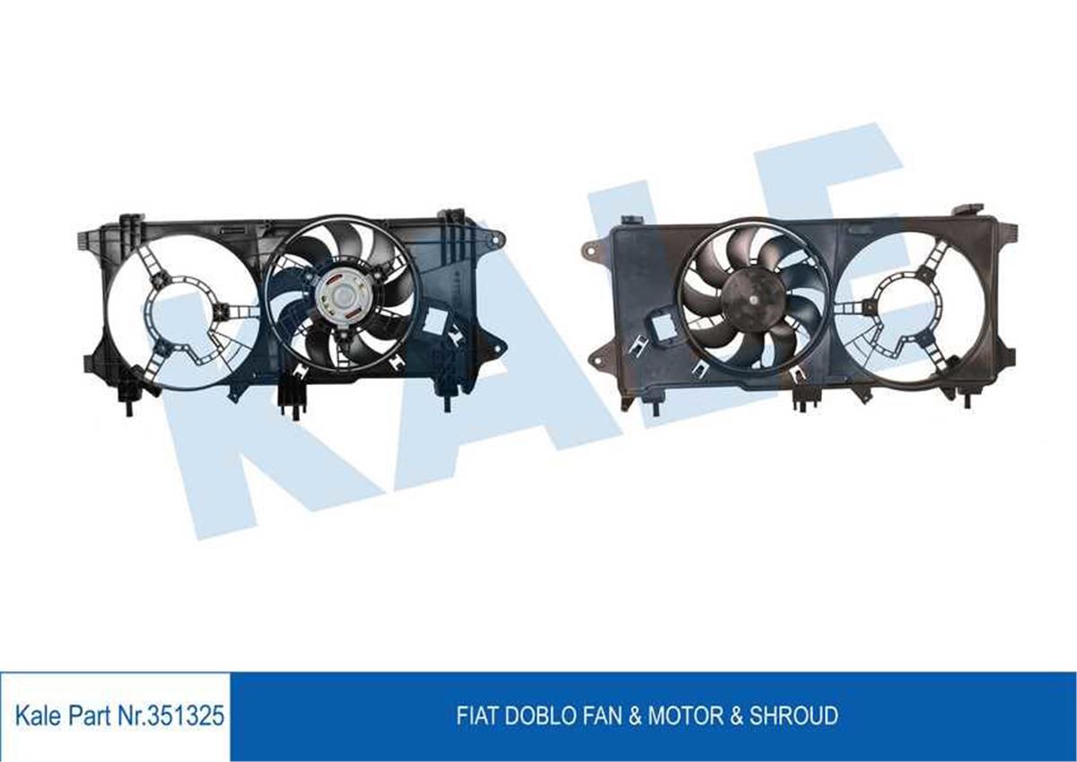 Fan Motoru Davlumbazlı Fiat Doblo 1.3 Mjet 03 1.9Jtd 01 Euro Iıı Tek Motorlu Kli