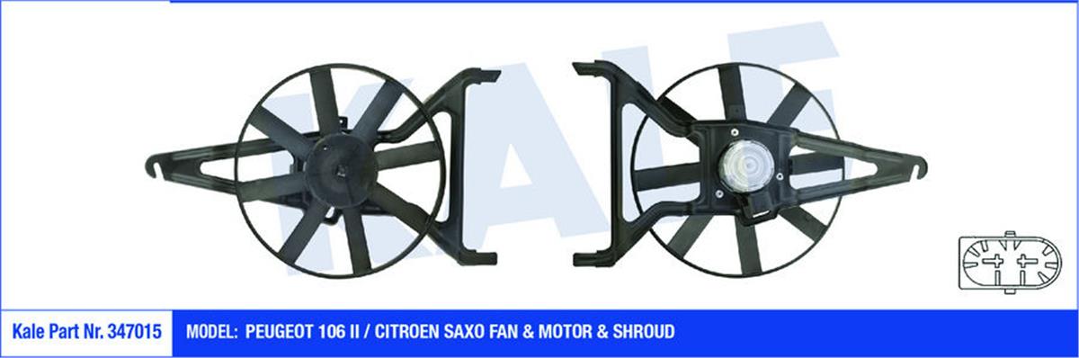 Fan Motoru Davlumbazlı Peugeot 106 Iı-Cıtroen Saxo