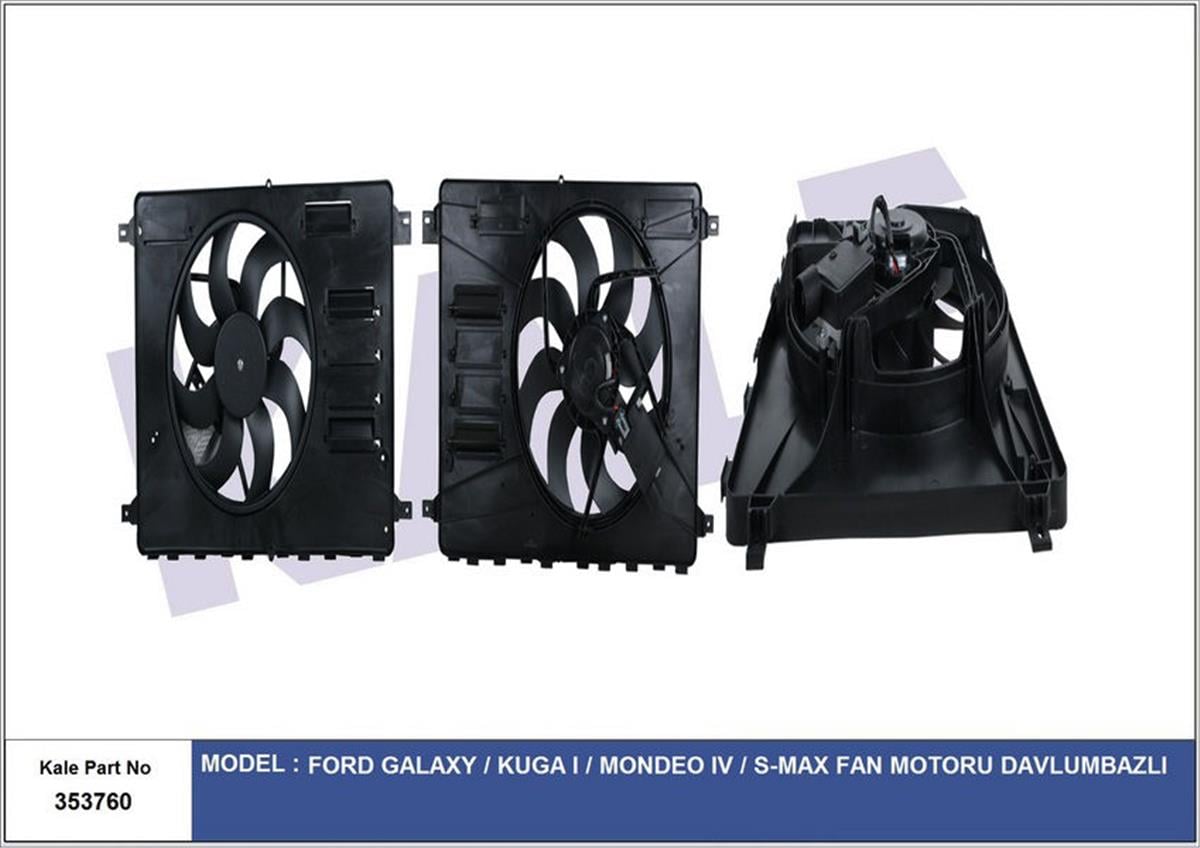 Fan Motoru Ford Galaxy-Kuga I-Mondeo Iv-S-Max Fan Motor Davlumbaz