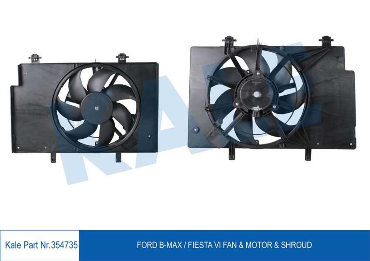 Fan Motoru Komple 1,25-1,4-Bmax- Fiestra / Dızel + Benzınlı