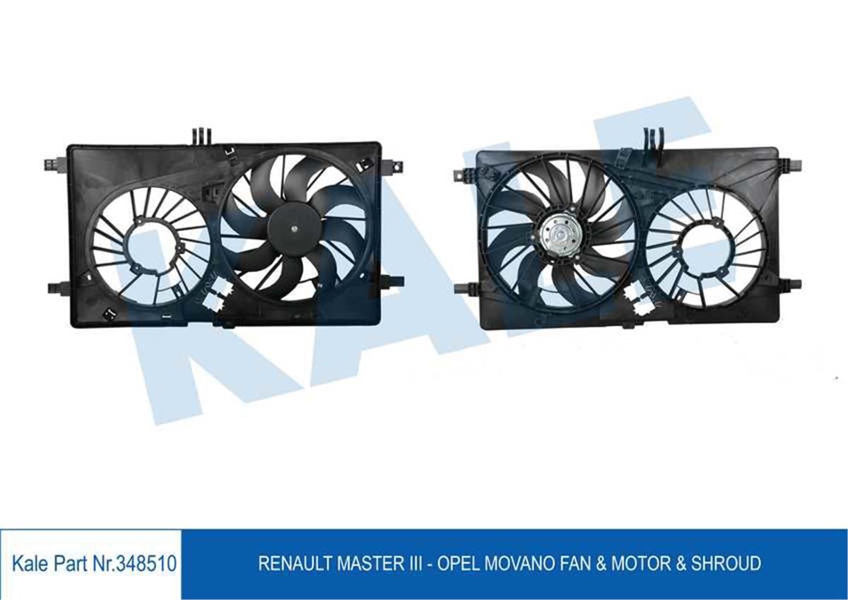 Fan Motoru Komple Master-Movano Iıı 2.3 Dcı-Cdtı 10
