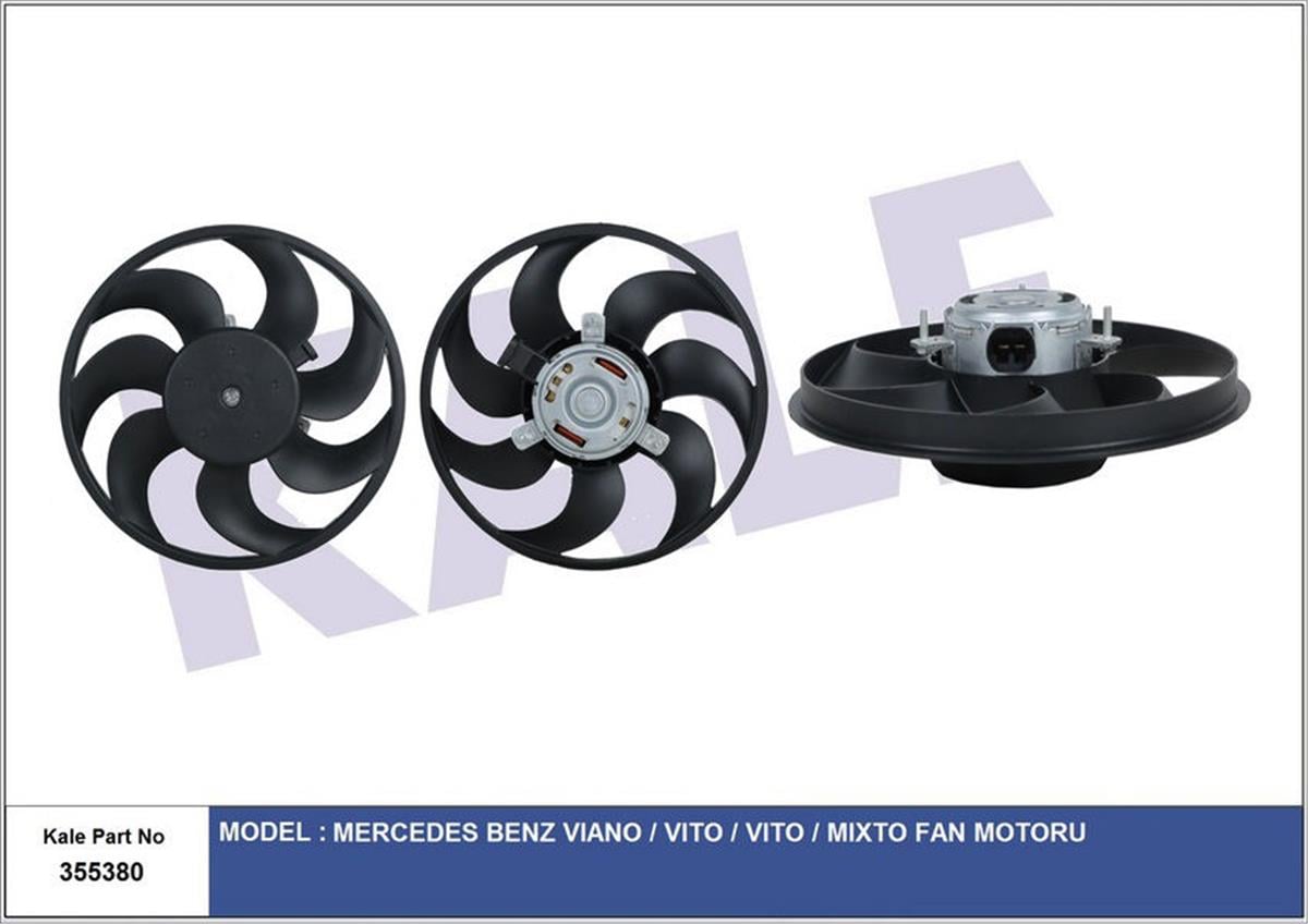 Fan Motoru Mercedesvıano-Vıto-Vıto-Mıxto Fan Motor
