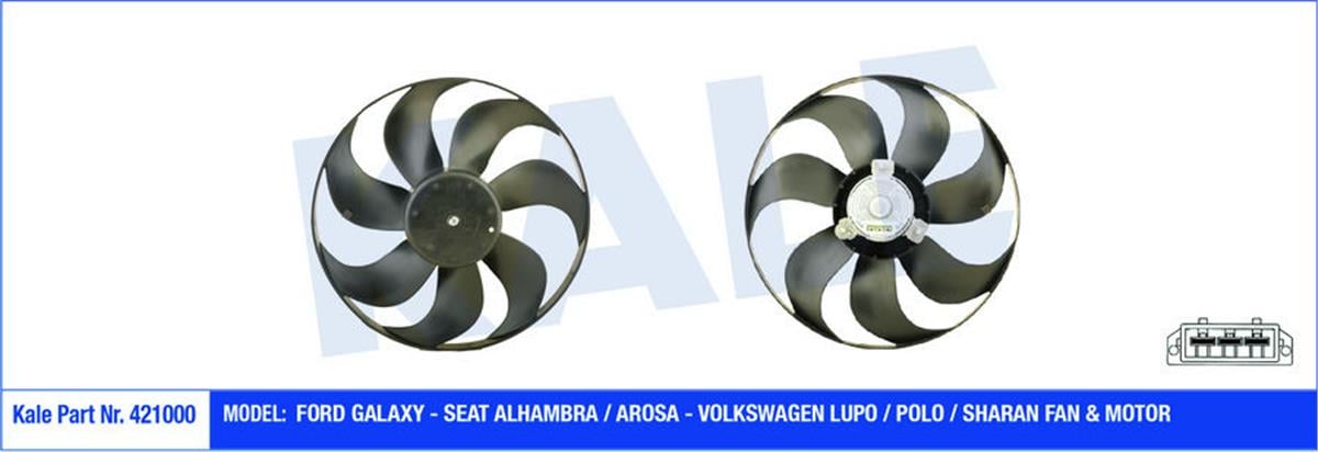 Fan Motoru Pervaneli Polo 1.4-1.6 95-99 Polo 1.4-1.9Tdı 01 Cordoba-Ibıza Iv 99-0