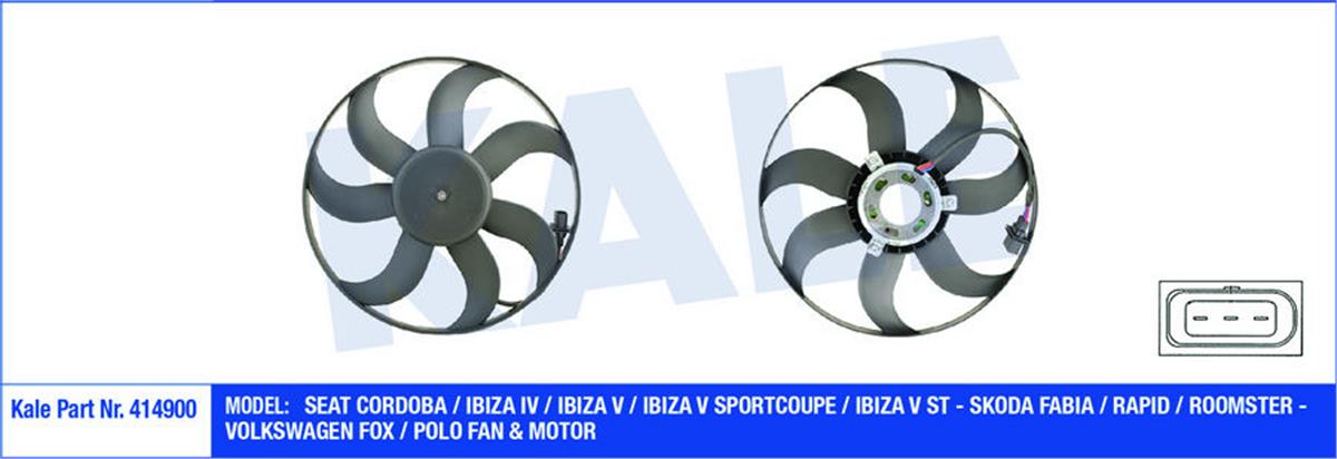 Fan Motoru Pervaneli Polo-Cordoba 02-09 Ibıza Iv-V-Fabıa 99-08 1.2-1.4 16V-1.6 1
