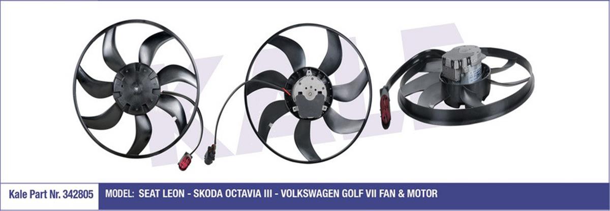 Fan Motoru Pervaneli Seat Leon-Skoda Octavıa Iıı-Vw Golf 7 445Mm-370W Davlumba