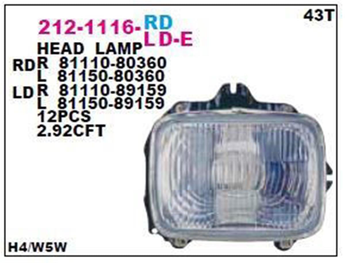 Far Sağ Hılux (Ln56, Ln65, Ln,85, Ln105,Ln106, Ln145) Dizel 87-02