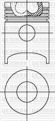 Fiat CO 3/20/21/40/41/75 Piston Segman Q110.0mm STD YENMAK