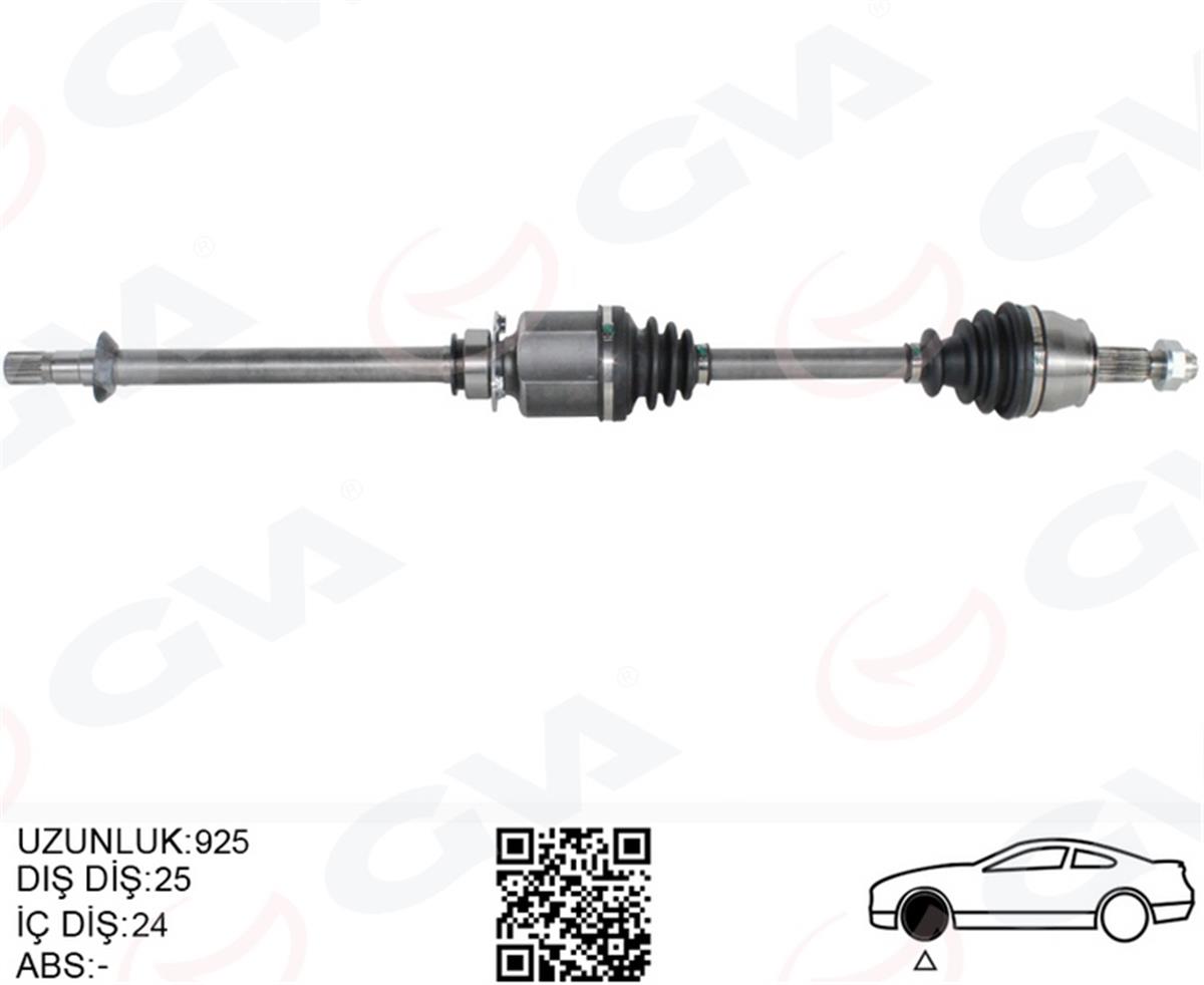 Fiat Linea (07-) 1.3 Mtj Komple Aks Sağ 51816768