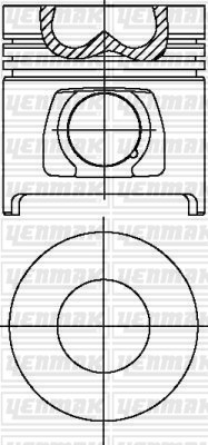 Fiat 8055.05.000 Piston Segman Q104.6mm 060 YENMAK