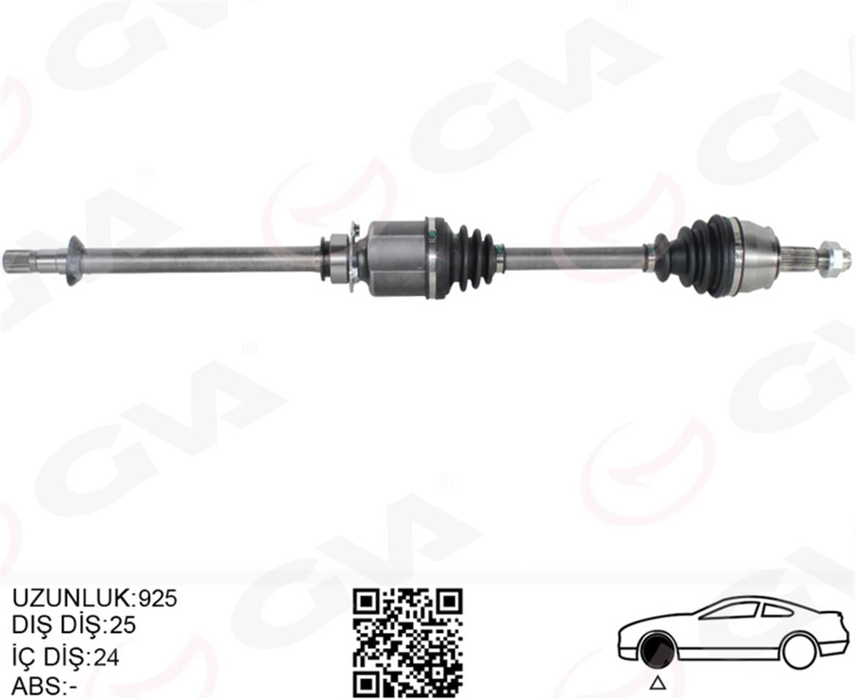 Fiat Linea (07-) 1.3 Mtj Komple Aks Sağ 51816768