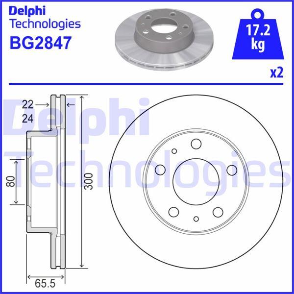 Fiat Ducato (1994-2014) Ön Fren Aynası 300X24 4246.K3-5188362
