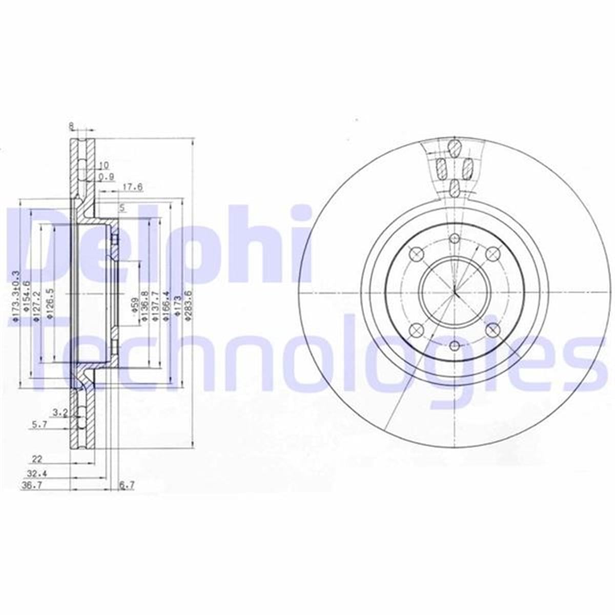 Fiat Doblo Idea Linea Fiorino Bravo Stilo Ön Fren Aynası Havalı 46455892-71739569
