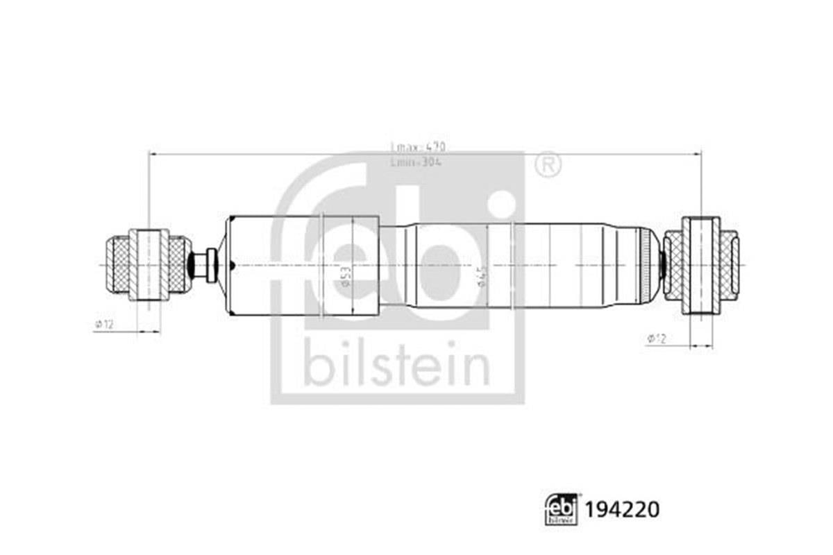 Fiat Fiorino Amortisör Arka Sağ/Sol Votto 51858772