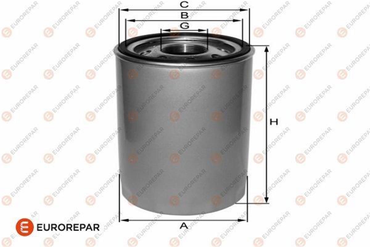 Fiat Tipo Tempra Panda Punto Yağ Filtresi Eurorepar 1.4-1.6 (91->) 4434790