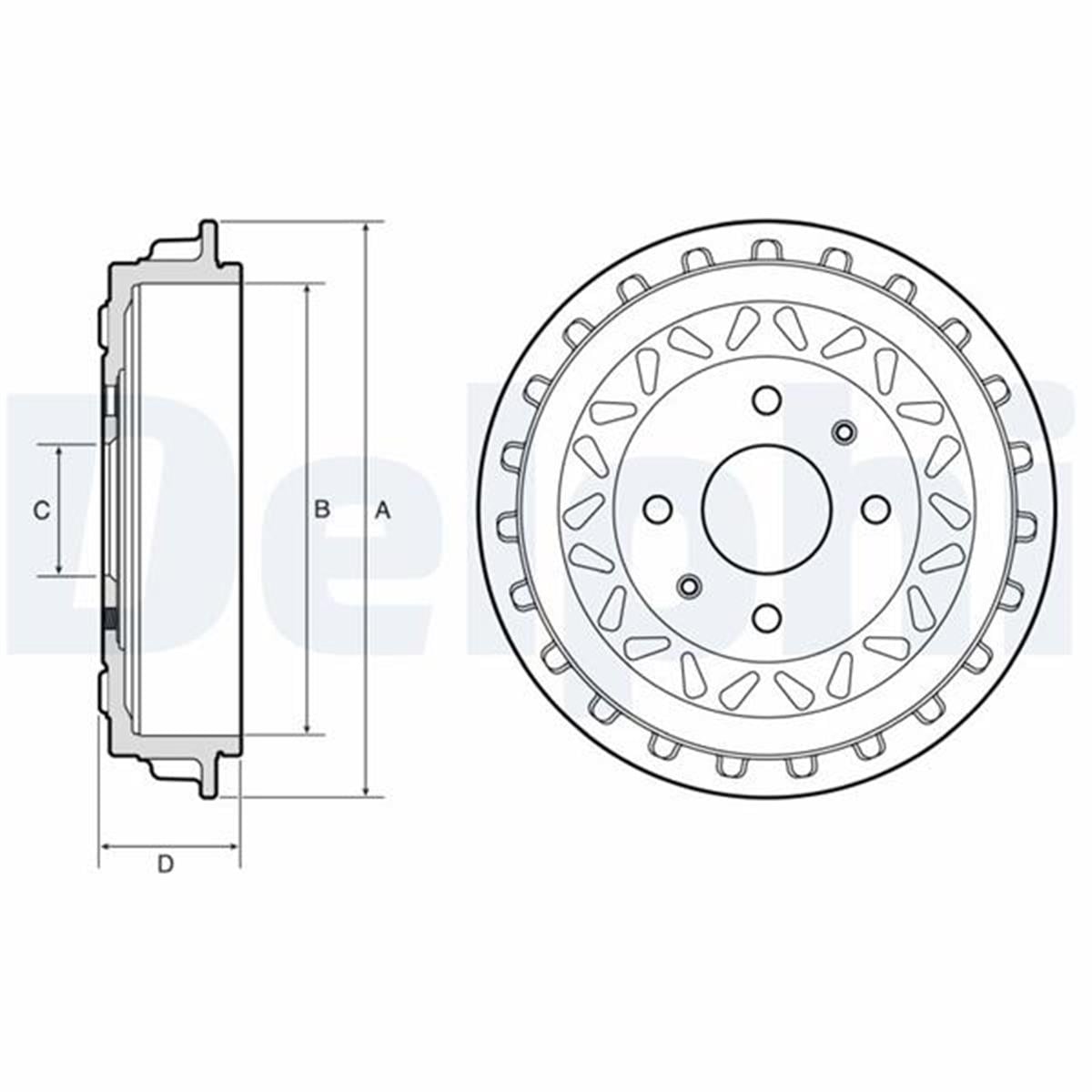 Fiat 500 (20>) Fren Kampanası Arka