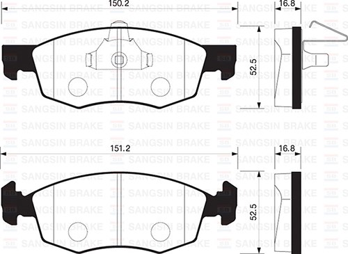 Fiat Palio Weekend Ön Fren Balatası SANGSIN