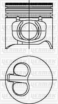 Fiat Ducato 2.8 D Piston Segman STD YENMAK