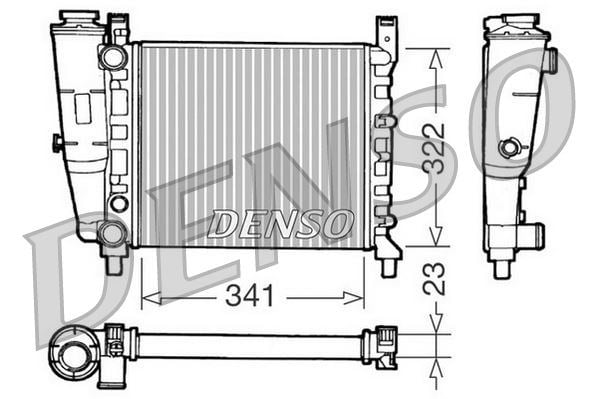 Fiat Uno 146 Motor Su Radyatörü DENSO