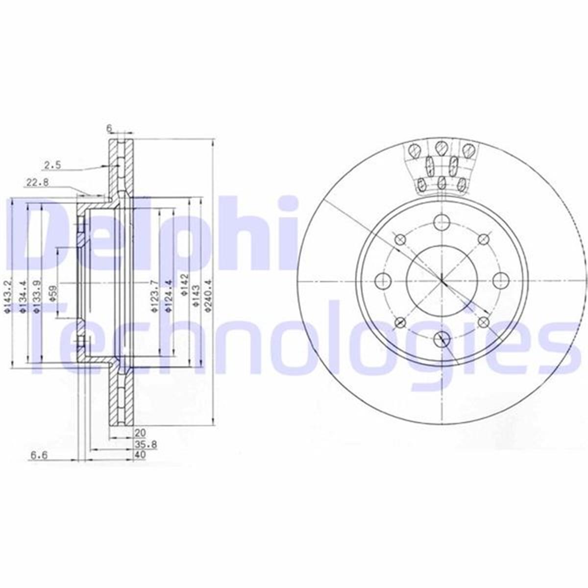 Fiat Palio Siena Albea Ön Fren Aynası 71738145-46419204-71740120