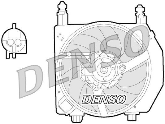 Ford Fiesta Radyatör Fan Motoru ZETEC AC DENSO
