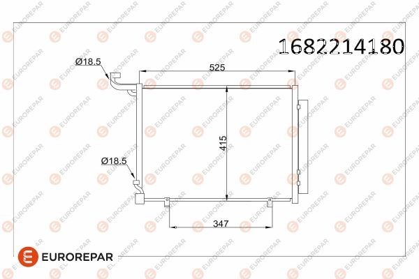 Ford Fiesta Klima Radyatörü EUROREPAR