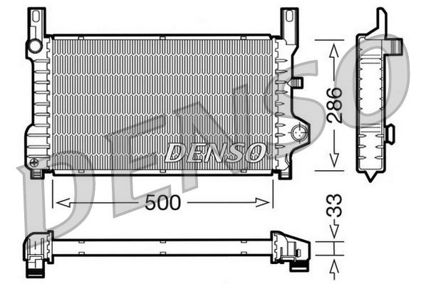 Ford Fiesta III Motor Su Radyatörü DENSO
