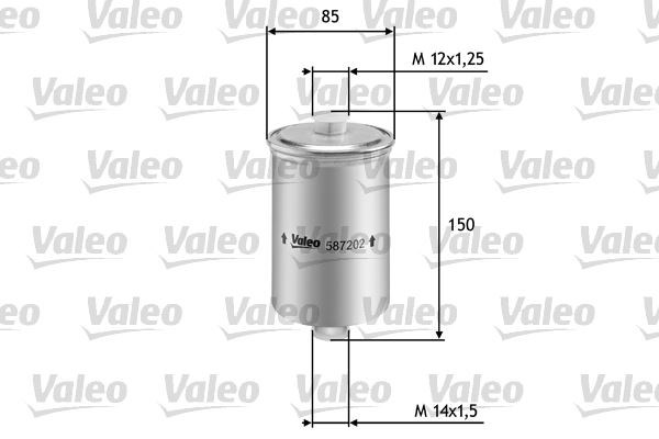 Ford Fiesta III Yakıt Benzin Filtresi 1.1 / 1.3 VALEO