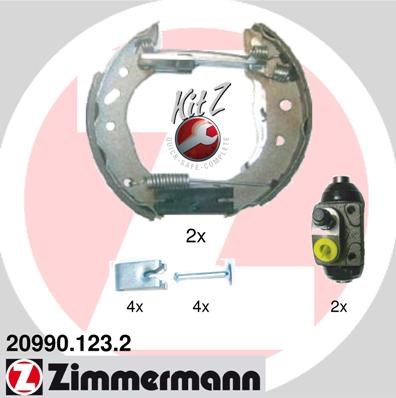 Ford Fiesta IV Arka Pabuç Balata Takımı ZIMMERMANN