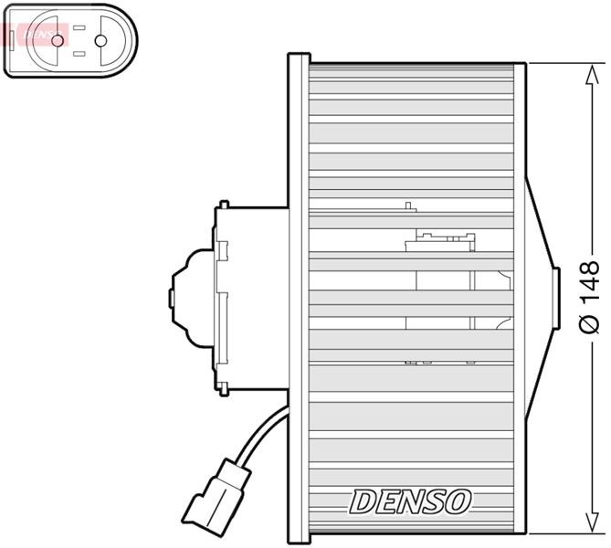 Ford Fiesta Ka Kalorifer Motoru DENSO