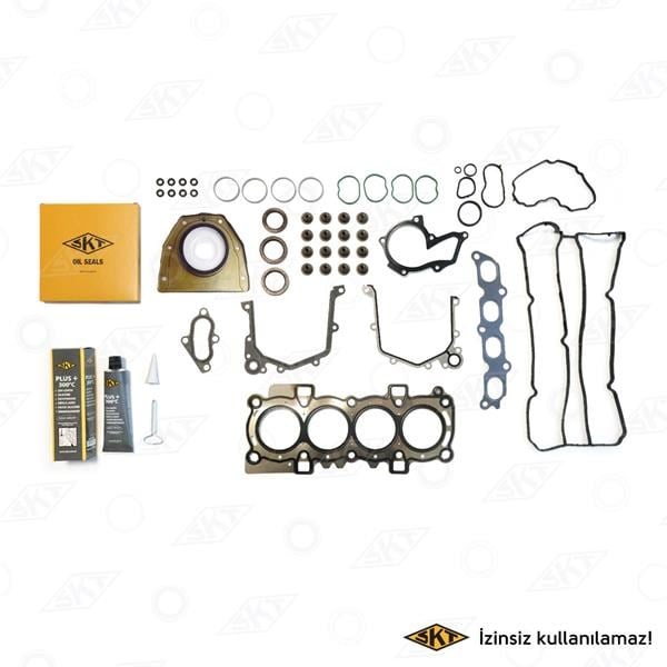 Ford Fiesta VI Tam Takım Conta Silindir Kapak Contalı 1.25 16V 82HP SKT