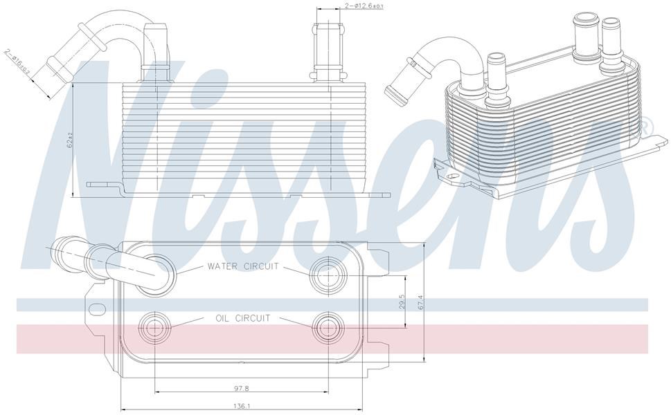 Ford Fiesta VI Otomatik Şanzıman Yağ Soğutucusu RADISEN