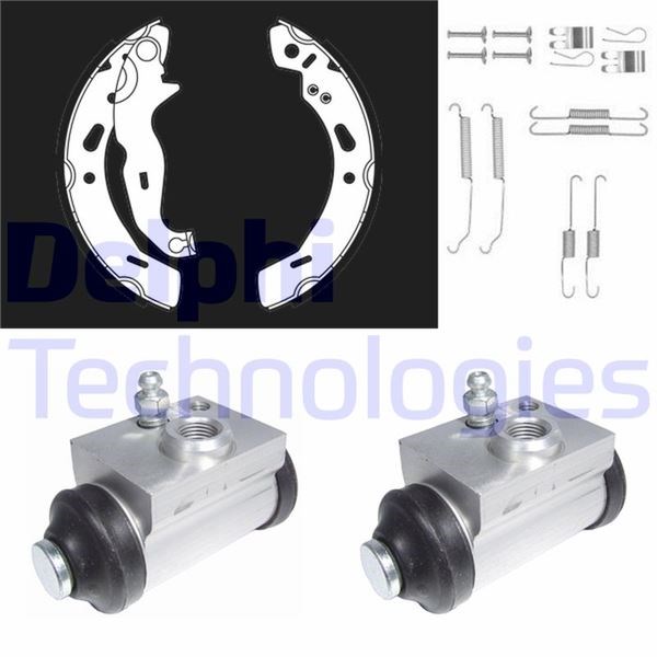 Ford Fiesta VI Arka Fren Pabuç Kiti DELPHI