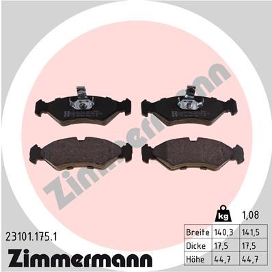Ford Fiesta Ön Balata ZIMMERMANN
