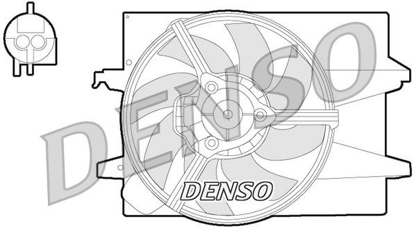 Ford Fiesta Radyatör Fan Motoru AC DENSO