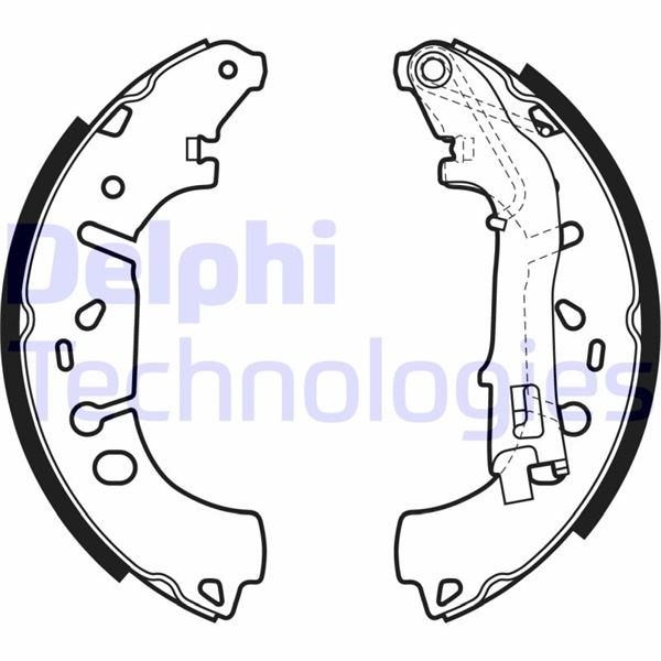 Fiat Fiorino Arka Pabuç Balata DELPHI
