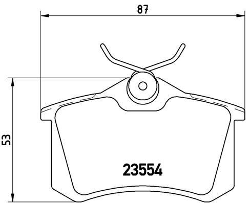 Renault Fluence Megane II III Peugeot 207 308 307 Partner Citroen Berlingo... BREMBO