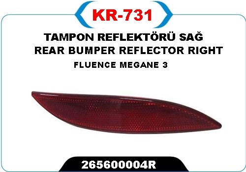 Fluence Tampon Reflektörü Sağ KAYA