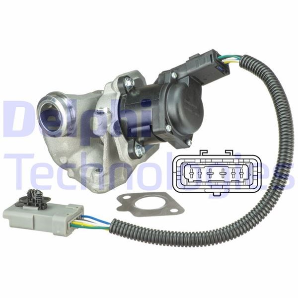 Ford Focus 2 C-Max Volvo C30 S40 2 V50 EGR Valfi Kablolu 1.6TDCI 1.6TDI DELPHI