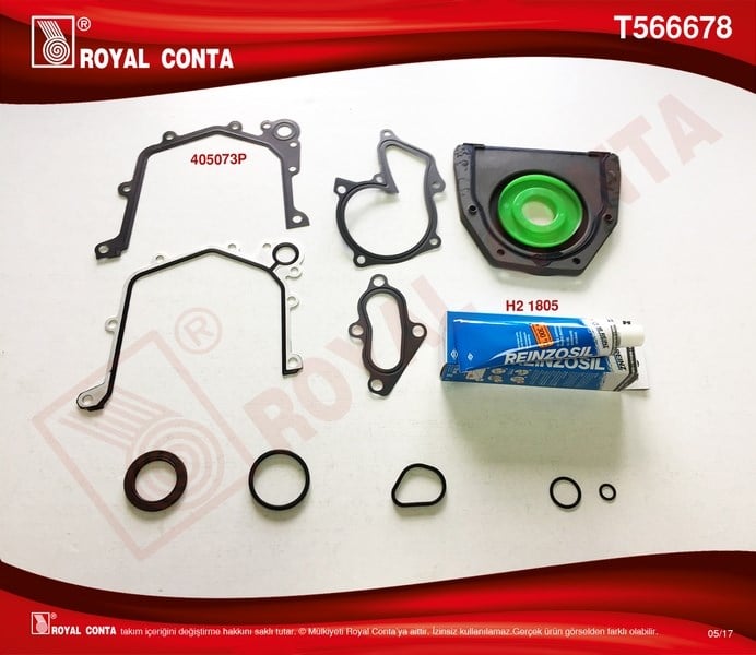 Ford Focus II Alt Takım Conta Reinz Keçeli 1.6 16V 100HP ROYAL