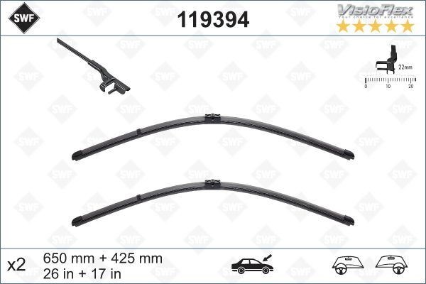 Ford Focus Ön Silecek Süpürgesi Takımı VALEO