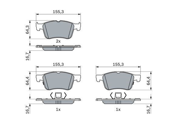 Ford Focus IV Ön Balata VALEO